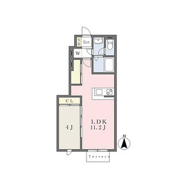 ラ・プランタン 102｜愛知県名古屋市中川区春田３丁目(賃貸アパート1LDK・1階・36.61㎡)の写真 その2