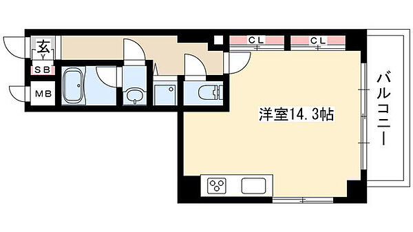 スタジオスクエア大須 801｜愛知県名古屋市中区大須１丁目(賃貸マンション1R・8階・40.21㎡)の写真 その2