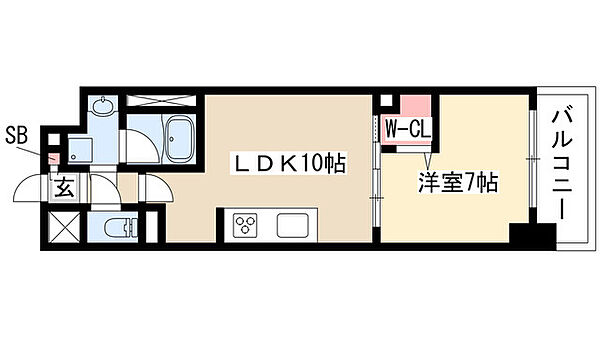 シュトルツ栄 1302｜愛知県名古屋市中区栄１丁目(賃貸マンション1LDK・13階・41.00㎡)の写真 その2