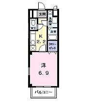 シャトー蓮池 203 ｜ 愛知県名古屋市中川区烏森町字蓮池（賃貸アパート1K・2階・25.20㎡） その2