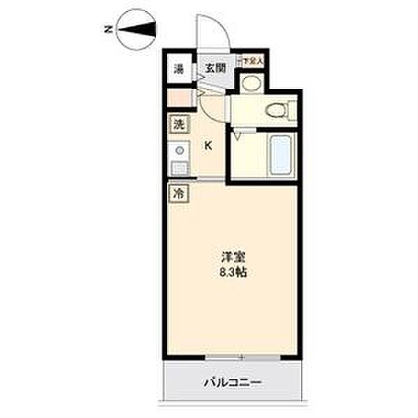 La　Douceur新栄 1203｜愛知県名古屋市中区新栄１丁目(賃貸マンション1R・12階・22.60㎡)の写真 その2