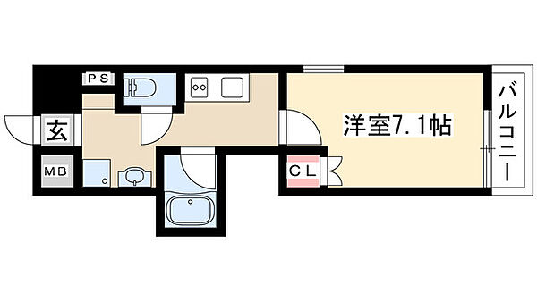 ラムセス大須 1001｜愛知県名古屋市中区大須３丁目(賃貸マンション1K・10階・24.97㎡)の写真 その2