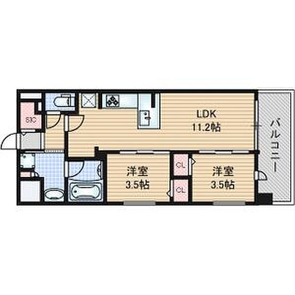 プレサンスジェネ上前津 903｜愛知県名古屋市中区橘１丁目(賃貸マンション2LDK・9階・43.75㎡)の写真 その2