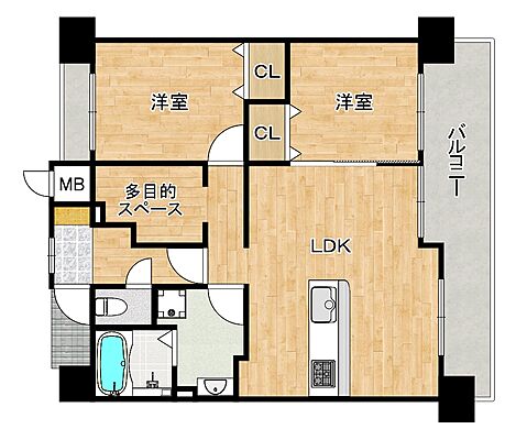 間取り ソワール新檜尾台７号棟 4階/-
