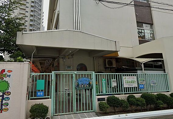靭幼稚園まで徒...