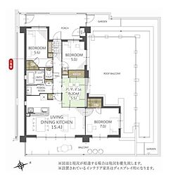 サンクレイドル並榎 4LDKの間取図画像
