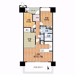 間取図画像 3LDK