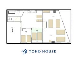 ベルメゾン池袋 4LDKの間取図画像