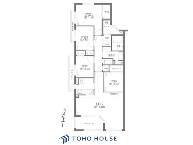 間取り パークタワー西新宿 40階/-