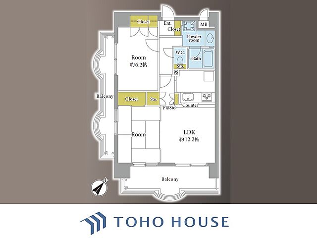 間取り 藤和シティホームズ神楽坂 10階/-