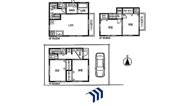 間取り 板橋区舟渡2丁目