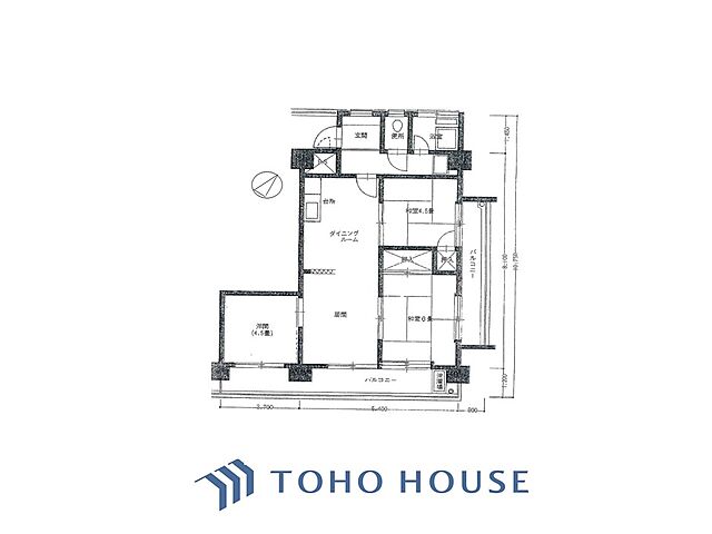 間取り ハイネス野方 5階/-