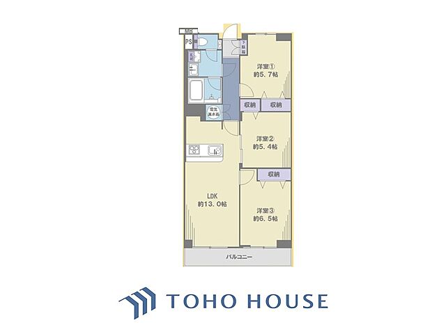 間取り 赤羽神谷サンハイツ 5階/-