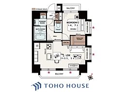 間取図画像 1LDK