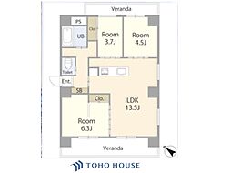間取図画像 3LDK