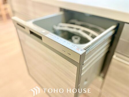 【KITCHEN】◆ワクワク◆開放的で機能性も高いシステムキッチン。お子様は毎日のご飯にワクワク!