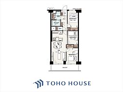 恒陽鷺宮マンション 3LDKの間取図画像