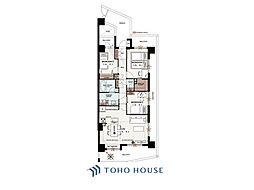 ドラゴンマンション池袋壱番館 3LDKの間取図画像