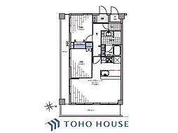 ハイネスロフティ 2LDKの間取図画像