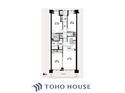クレストフォルム中野弥生町 2SLDKの間取図画像