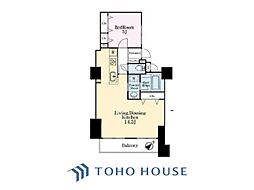 ダイアパレス代官山 1LDKの間取図画像