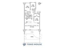 エコヴィレッジ田無 3LDKの間取図画像
