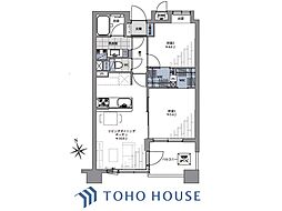 クオリア目黒祐天寺 2LDKの間取図画像