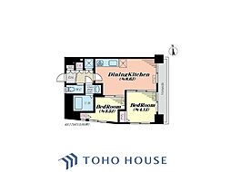 パールハイツ桜上水 2DKの間取図画像