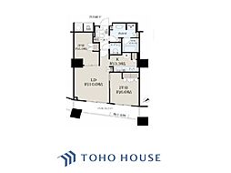 ザ・パークハウス西新宿タワー60 2LDKの間取図画像