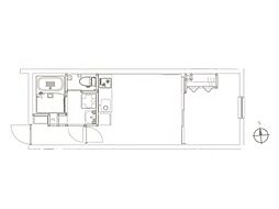 FLレジデンス新宿御苑5 1LDKの間取図画像