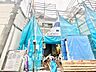 外観：今しか見られない、安心を支える強固な基礎と構造。こだわりが詰まった邸宅の完成をお楽しみに！