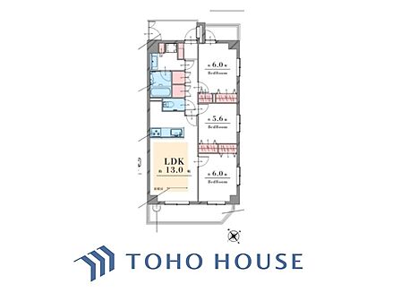 【間取り図】生活しやすい間取り空間