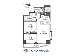 ライオンズマンション大山第6 2LDKの間取図画像