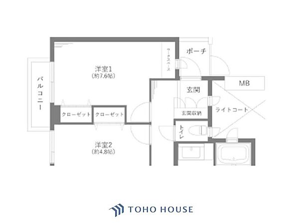 間取りを拡大表示