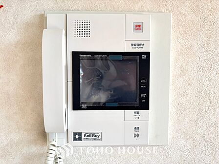 ◆インターホン◆相手の顔が見える安心感。防犯対策は何物にも代えがたい、重要なファクター