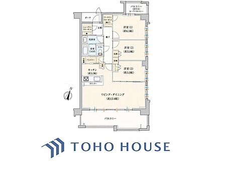 【間取り図】生活しやすい間取り空間