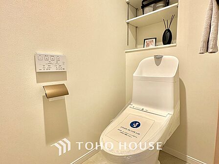 トイレも自分の時間をゆっくり過ごすスペースのひとつ。最新設備は嬉しい