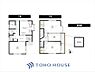 間取り：テーマの統一されたこの住まいはすべてがお気に入りの空間となるんだろう。