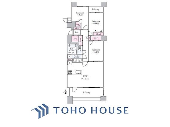 【間取図】
