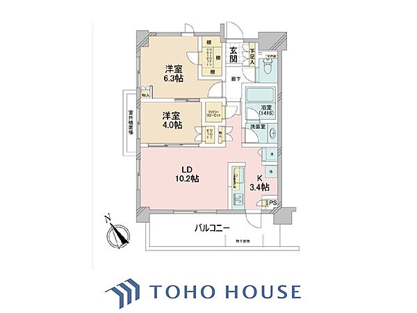 間取りを拡大表示
