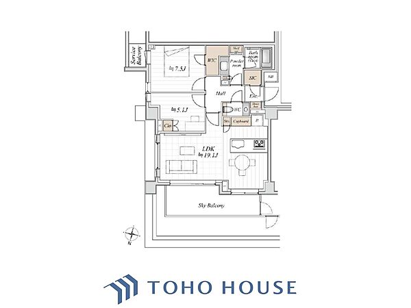 間取りを拡大表示
