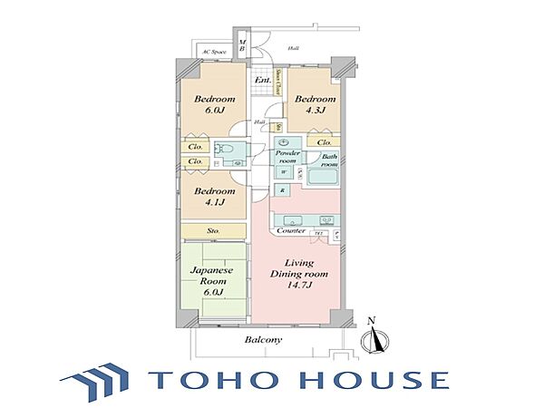 間取りを拡大表示