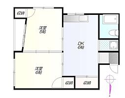 間取図画像 2DK