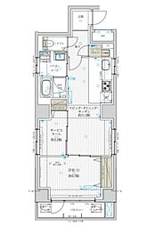 東京メトロ銀座線 浅草駅 徒歩17分の賃貸マンション 1階1SLDKの間取り