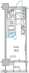 東京メトロ半蔵門線 押上駅 徒歩5分の賃貸マンション 2階ワンルームの間取り