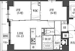 S-RESIDENCE東日暮里 2LDKの間取図画像