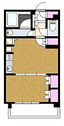 レジディア御茶ノ水 1DKの間取図画像