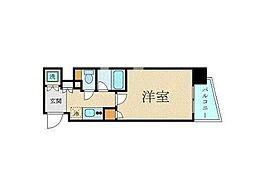 ジェイパーク上野池之端 1Kの間取図画像