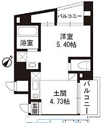 K2-COURT 1Kの間取図画像