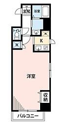 フィオーレ浅草 ワンルームの間取図画像